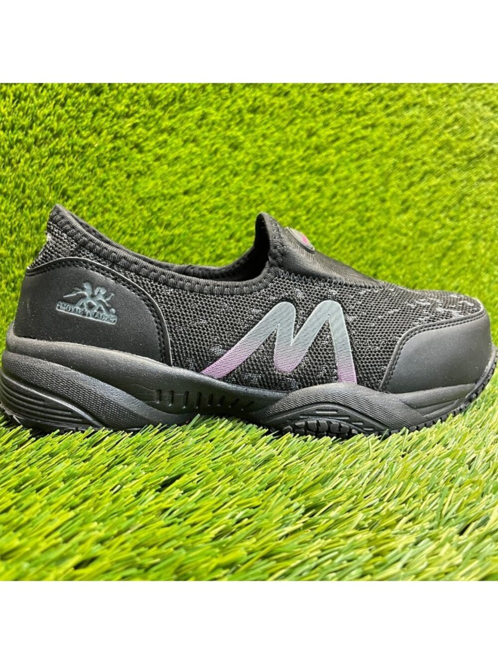 Moxie Trades Zena Womens Size 8 Black Lavender Composite Toe Safety Work Shoes